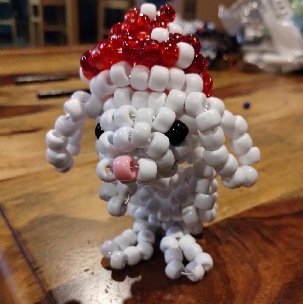 Beaded Mushroom Bunny